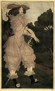 Beardsley's illustration representing Madeleine in drag