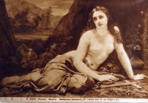 Blanche d'Antigny poses as the penitent Magdalene